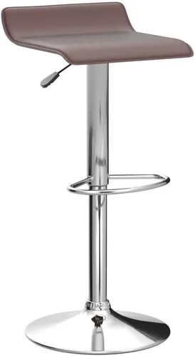 Vista 5 de BestOffice Juego de 2 taburetes de bar ajustables, taburetes de bar con modernos taburetes giratorios de piel sintética para silla de altura