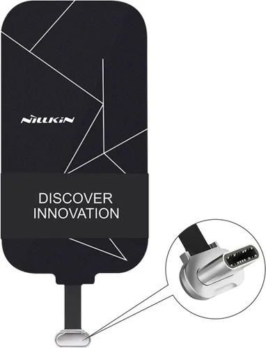 Vista 8 de Nillkin Receptor y adaptador de carga inalámbrica, módulo receptor de cargador inalámbrico Qi para Google Pixel, Samsung Galaxy A51/A52/A53/A54/A55