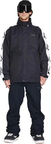 Vista 3 de Volcom Chaqueta de snowboard con aislamiento de piedras icónicas para hombre PARENT