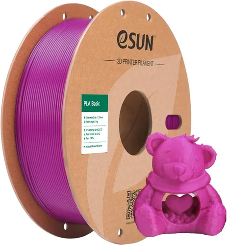 Vista 34 de eSUN Filamento PLA Basic de 0.07 in, naranja, carrete de 2.2 libras 1.anaranjado
