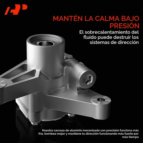 Vista 6 de Bomba de dirección asistida A-Premium, con polea y soporte Compatible con Nissan Altima 2007-2012, Maxima 2009-2014, Murano 2009-2014, motor de gas