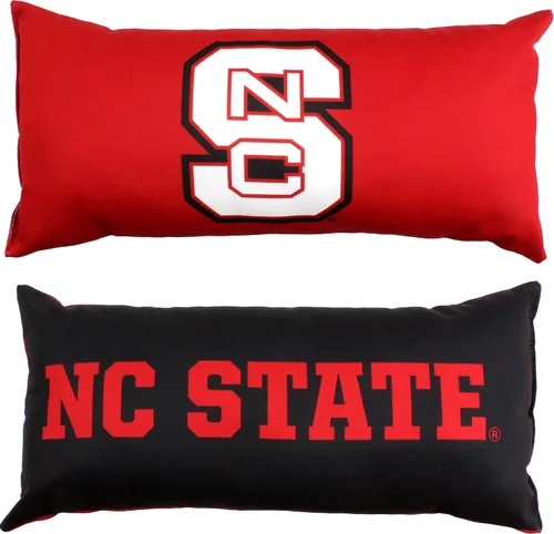 Vista 17 de College Covers Everything Comfy Arkansas Razorbacks Almohada Bolster de Viaje Pequeña Decorativa de 2 Lados 16 x 6 pulgadas
