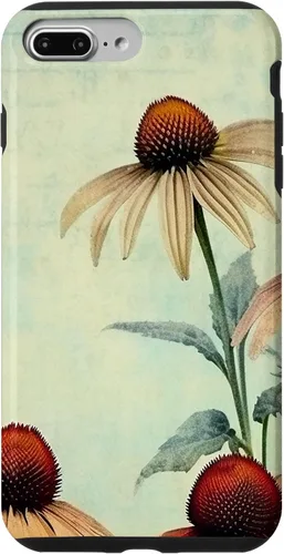 Vista 12 de iPhone 16 Vintage Coneflower Case