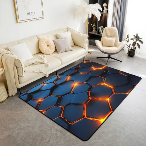 Vista 29 de Feelyou Alfombra de área con diseño de rosas de 3 x 5 para niños, con flores de Buterfly y luna, alfombra decorativa para dormitorio, niños, niñas