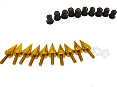 Vista 4 de PROCNC - Tornillos para parabrisas de motocicleta para Honda CBR 600rr 1000rr para Suzuki GSXR 600 750 1000 para Yamaha R1 R6 R6s para Kawasaki ZX6R