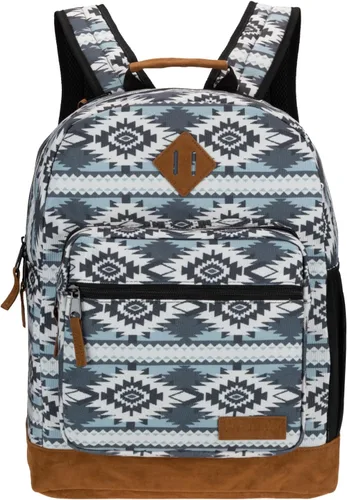 Vista 14 de Wrangler Yellowstone Mochila resistente al agua para viajes, mochila casual para portátil o cuaderno, negro cuerda, Mediana, Mochilas Daypack