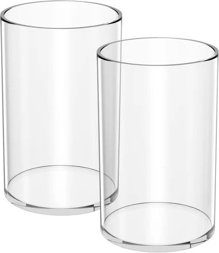 Vista 8 de NIUBEE Paquete de 2 soportes acrílicos para lápices, organizador de papelería de escritorio transparente para accesorio de escritorio de oficina
