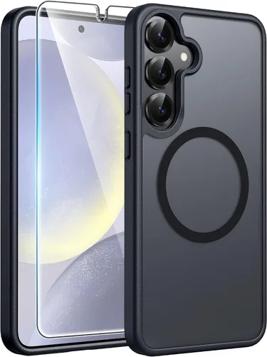 Vista 272 de FNTCASE - Funda para iPhone 16 Pro: magnética, mate, translúcida, de grado militar, protectora contra caídas, resistente, fina, duradera y a prueba