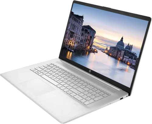 Vista 3 de HP Computadora portátil, pantalla táctil HD+ de 17.3", procesador Intel Core i7-1255U de 12ª generación, 32 GB de RAM, SSD PCIe de 1 TB, teclado