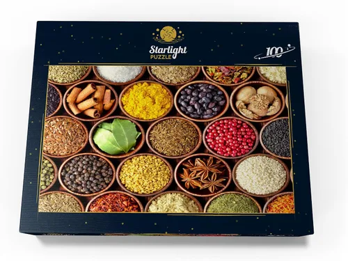 Vista 4 de MyPuzzle Spices in Round Bowls - Rompecabezas de 100 piezas prémium para adultos