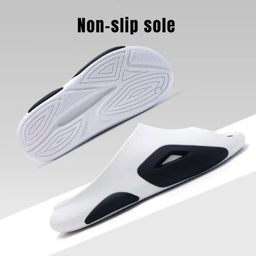 Vista 3 de Sandalias acolchadas para mujeres y hombres, con correa ajustable, antideslizantes, cómodas, para baño, ducha