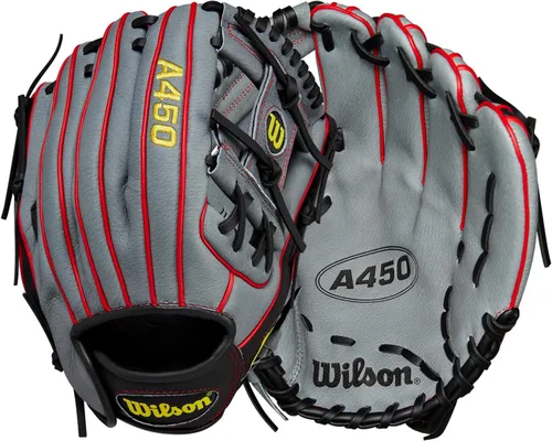 Vista 16 de Wilson A450 Adult + Youth Baseball Glove + Mitt Sizes 10.75" - 12" Right + Left Hand Throw Multiple Styles