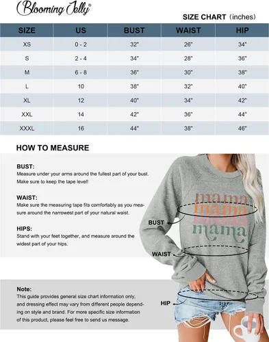 Vista 6 de Blooming Jelly Sudadera con cuello redondo y manga larga para mujer, con estampado de letras, estilo casual, con estampado de letras