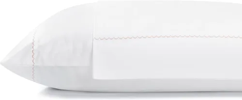 Vista 16 de Fundas de almohada 100% algodón percal con encaje fluer tamaño Queen/estándar, color blanco, 2 piezas de fundas de almohada, ropa de cama fuerte
