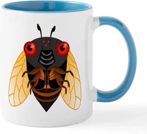Vista 17 de CafePress Cicada Mugs - Taza de café de cerámica de 11 oz (11.0 fl oz)