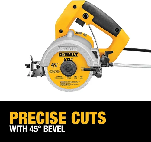 Vista 5 de DEWALT DWC860W – Sierra de mampostería para trabajos en mojado/seco, 4-3/8 pulgadas
