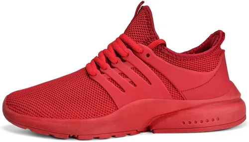 Vista 2 de Troadlop - Zapatos deportivo para mujer, antideslizantes, de meter, con cordones de adorno, para correr o caminar