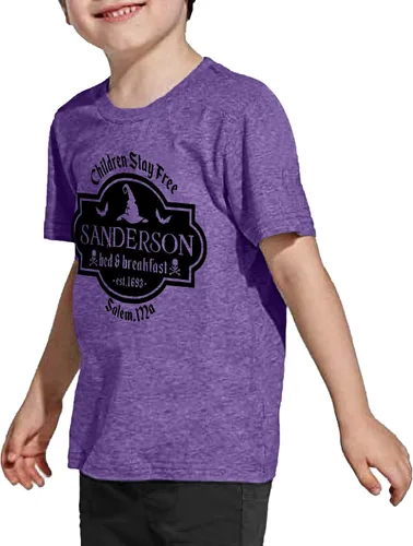 Vista 3 de LAZYCHILD It's Just A Bunch of Hocus Pocus - Camiseta de Halloween para niños y niñas, Sanderson Sister Graphic Shirt