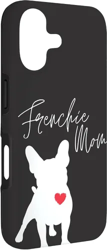 Vista 3 de Frenchie Mom French Bulldog Black Case for iPhone 17