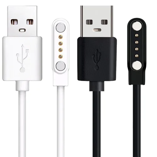 Vista 5 de Compatible con el cargador de reloj inteligente K52, Lamshaw 39.4 in, cable de carga USB magnético de repuesto, cable de carga compatible con LIGE
