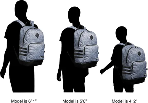 Vista 6 de adidas Classic 3S 4 Backpack, BlackWhite, One