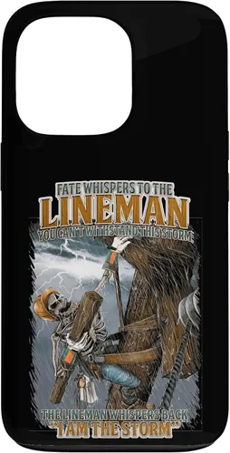 Vista 10 de Fate Whispers to The Lineman Proud Lineman Crew Job Pride Case for iPhone 17