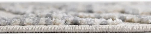 Vista 5 de Unique Loom Arlo Collection - Alfombra Kai (Runner 2' 0" x 6' 0", beige arenoso/gris)