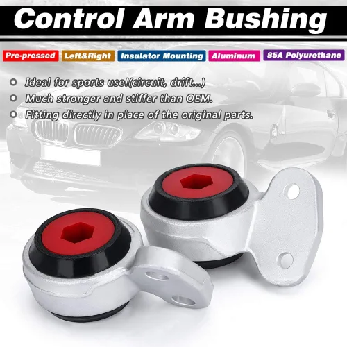 Vista 2 de Kit de bujes de brazo de control delantero inferior compatible con BMW E46 E85 325i 330i Z4 99-06