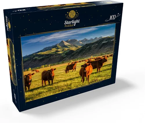 Vista 2 de MyPuzzle Fall On A Colorado Cattle Ranch Near Ridgway - Rompecabezas prémium de 100 piezas para adultos