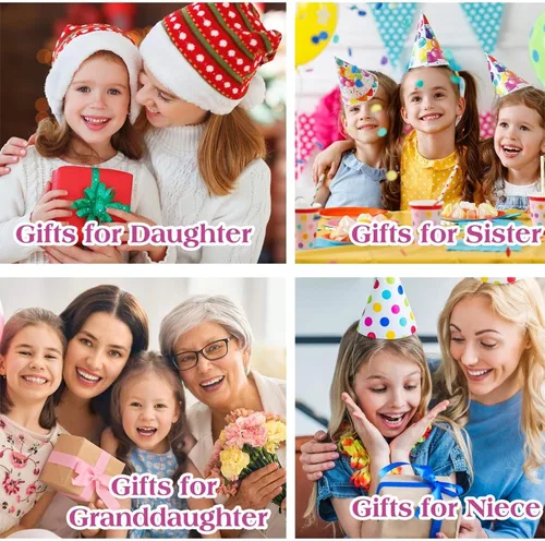 Vista 7 de Parima Regalos para hija de mamá papá, caja de joyería de unicornio Regalos de unicornio para niñas Regalos para niñas adolescentes Regalos