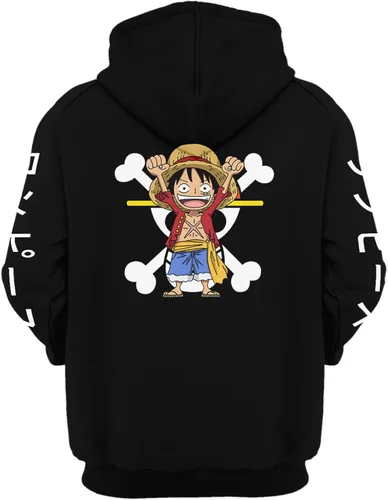Vista 2 de RHESHIN Sudadera con capucha para hombre, diseño de anime, moda juvenil con capucha para adultos, sudadera con capucha