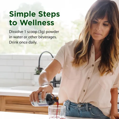 Vista 5 de Flora Polvo de acerola, vitamina C y antioxidantes, suplemento de apoyo inmunológico, orgánico, sin OMG y vegano, botella de vidrio de 1.7 onzas
