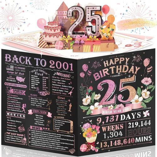 Vista 11 de Tarjeta de cumpleaños número 10 para niña, niño, nieto, nieta, hijo, hija, gigante, desplegable, “Happy 10th Year Old”, decoración, regalo de Negro