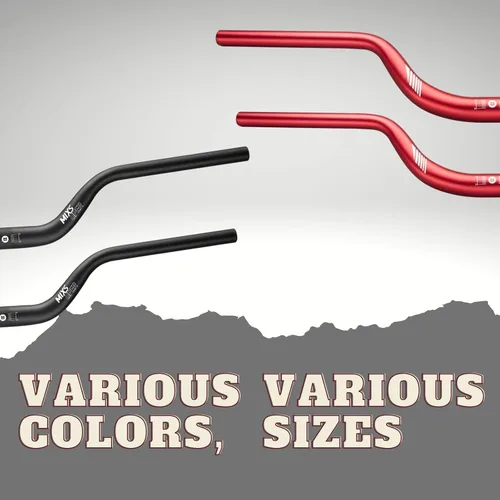 Vista 7 de Mixsuper Manillar de elevación alta para bicicleta de montaña de 31,8 mm, longitud 720 mm, elevación 90 mm, manillar de aleación de aluminio MTB