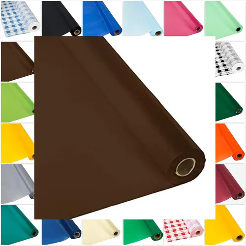 Vista 25 de DIY Craft - Rollo de plástico negro para mesa de banquete, 300 pies de largo (26 colores)