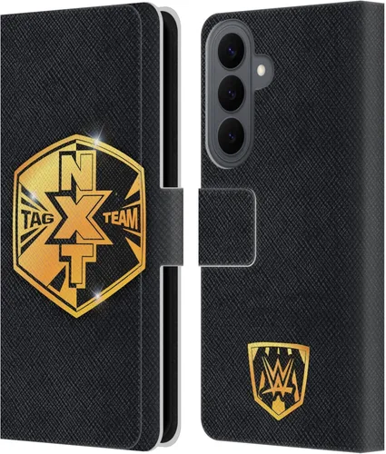 Vista 343 de Head Case Designs Officially Licensed WWE Cruiserweight Champion Title Belts Leather Wallet Case Compatible with Samsung Galaxy A07 4G Campeón