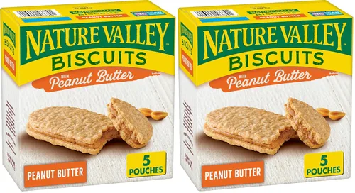 Vista 14 de Nature Valley Sándwiches de galletas, mantequilla de almendras, 5 unidades, 6.75 onzas (paquete de 12)