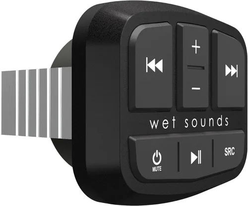 Vista 7 de Wet Sounds WS-MC2 - Receptor de medios digitales marinos y control remoto MC-TR-MINI Mini con cable de 25 pies (requiere actualización de software)
