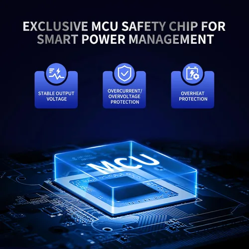Vista 3 de Convertidor CC de 24 V a 12 V 30 A con pantalla LED, chip de seguridad MCU y cables gruesos de 16 AWG, fuente de alimentación impermeable