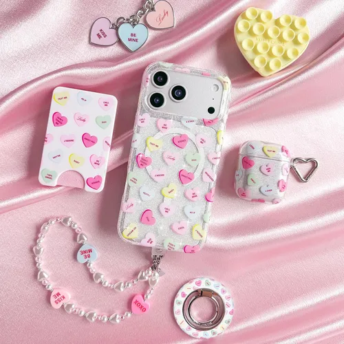 Vista 400 de VELVET CAVIAR Funda para iPhone 15, compatible con MagSafe, probada contra caídas de 10 pies, fundas protectoras de diseño, leopardo color rosa