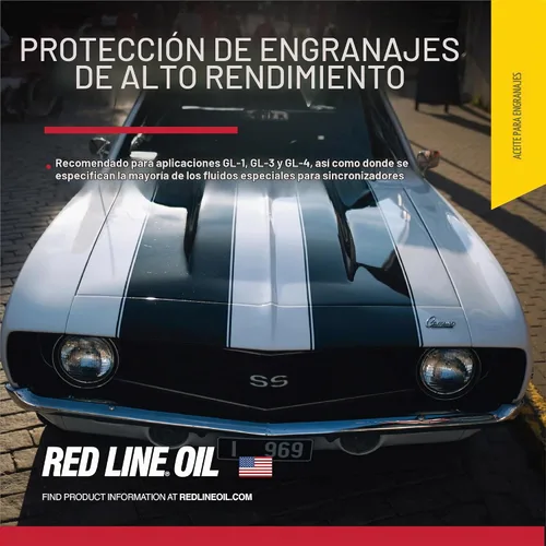 Vista 5 de Red Line 50306 MT-90 75W-90 GL-4 Lubricante para Transmisión Manual y Transeje (MTL) - 5 Galones