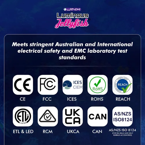 Vista 11 de JINX LUMINOUS JELLYFISH Lámpara grande de alta calidad – Luz LED de 14 pulgadas para acuario con medusas flotantes realistas – Alternativa