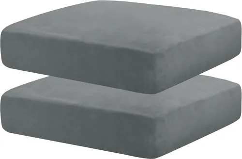 Vista 39 de MAXIJIN Fundas de cojín elásticas de terciopelo para sofá, funda de cojín suave de repuesto para sofá de dos plazas, protector de asiento