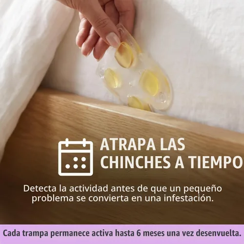 Vista 2 de Grandpa Gus's - Trampas de pegamento para colchón, hogar y viajes, paquete de 12