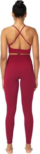 Vista 5 de Sunzel Nunaked Leggings de entrenamiento para mujer, con control de abdomen, compresión para entrenamiento, gimnasio, yoga, sin costura frontal