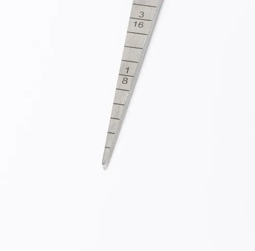 Vista 6 de 0.039-0.591 in/1/32-5/8 prueba de calibre de soldadura cónico inoxidable pulgada de inspección del soldador cubital pulgada y métrica para medir
