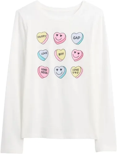 Vista 4 de GAP Camiseta estampada de manga larga para niña