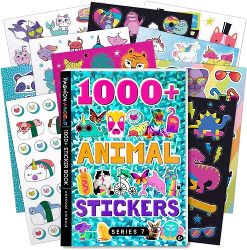 Vista 10 de Fashion Angels Más de 2,000 cuadernos de calcomanías del alfabeto, incluye divertidas y coloridas calcomanías de letras para manualidades, ideal