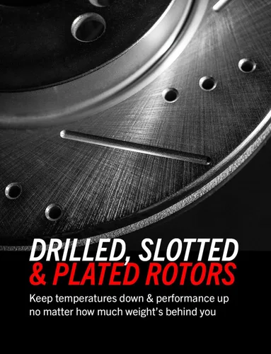 Vista 2 de Power Stop EBR686XPR Par de rotores perforados y ranurados traseros para CLS400, CLS, CLS550, E250, E350, E400, E500, E550, GLK250, GLK350