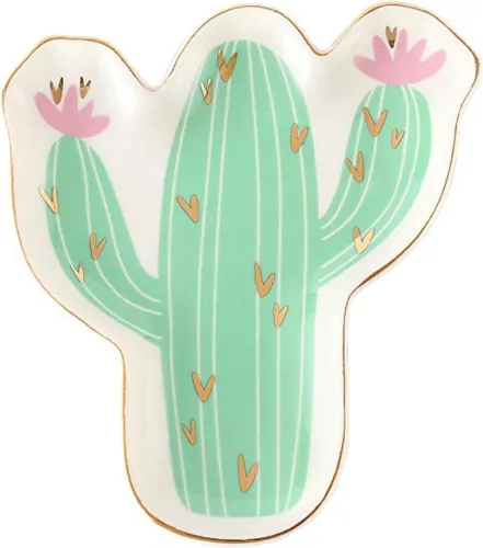 Vista 8 de Stephanie Imports Plato de cerámica para tarta de cumpleaños y plato decorativo para joyas